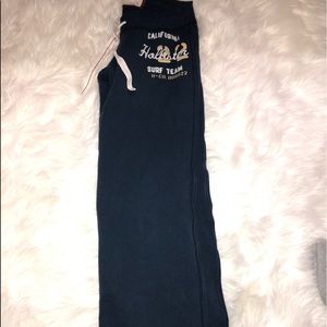Blue Hollister sweatpants